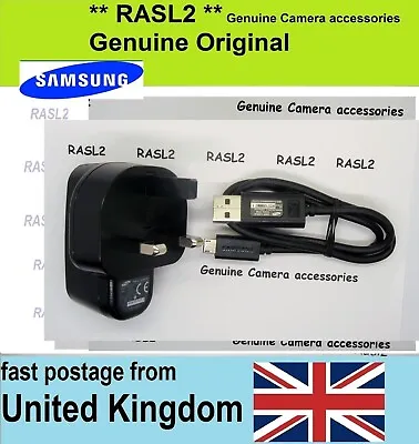 Genuine Samsung Charger & USB Cable For WB36F ST96 ST150F WB750 WB800F WB280F • £24.95