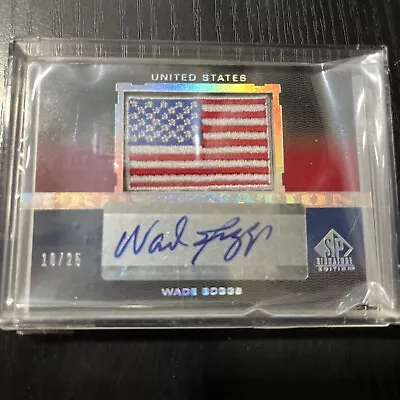 Pride Of A Nation Wade Boggs Autographed Patch Card • $55