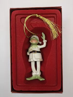 Lenox SANTA KERMIT 2006 #6412084 The Muppets Christmas Ornament K The Frog 4  • $29.73