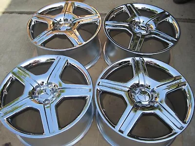 19  Newly Chromed S500 S550 S600 Cl550 Cl600 4-matic Factory Mercedes Amg Wheels • $2096