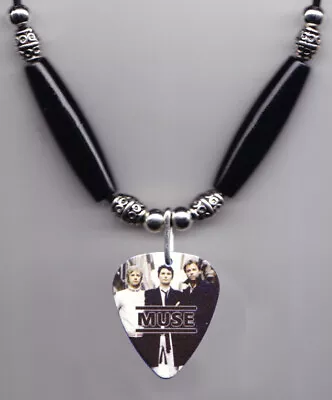 Muse Band Photo Guitar Pick Necklace • $11.99