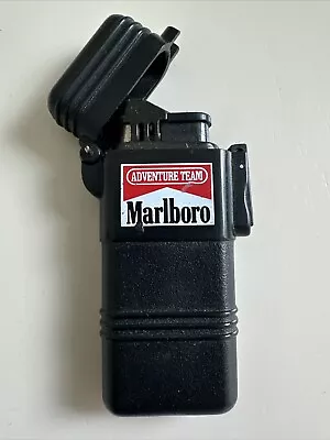 Vintage Marlboro Adventure Team - Black Butane Lighter • $6.99