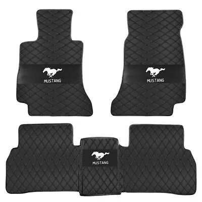 Fit For Ford Mustang Coupe Convertible Waterproof Car Floor Mats Custom Carpets • $39.55