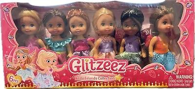 Glitzeez Little Friends Collection Doll Set - Brand New 6 Dolls In Total • £16.99