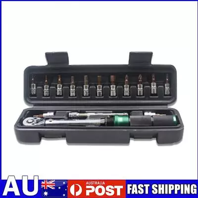 15pcs Hex/Torx/Cross Bit Sockets 2-24Nm Extension Bar 0.1Nm Micro Repair Tools • $41.99