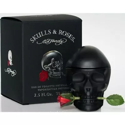 SKULLS AND ROSES 💀🌹 EDT 2.5 Oz. MEN ED HARDY CHRISTIAN AUDIGIER FACTORY SEALED • $58.99