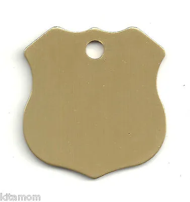 Mini Badge Police Law K-9 Team Cop Dog Pet ID Tag • $4.49