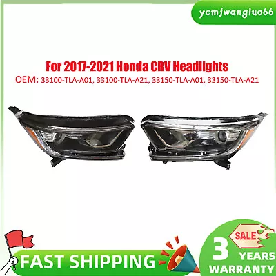 1 PAIR LED Headlight Projector Headlamp For 2017-2021 Honda CRV Left Right Side • $223.25