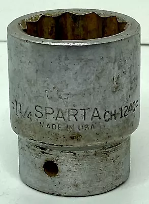 Sparta 1 1/4  Socket 3/4  Drive CH-1240 Made In USA • $17.97