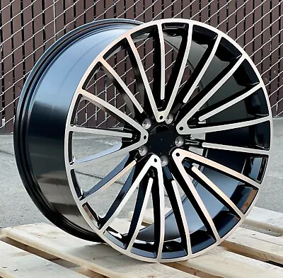 22  Black Machined Wheels Fits Mercedes E350 E550 E63 S500 S580 S600 S63 AMG CLS • $1199