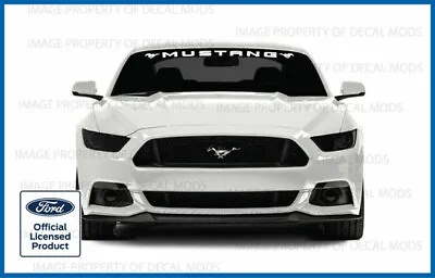 2015 - 2021 Ford Mustang Front Windshield Banner Decal Sticker Graphic V6 GT PMP • $22.96