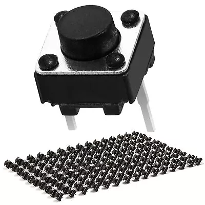 100Pcs 6x6x5mm 2 Pin PCB Momentary Tactile Tact Push Button Switch DIP Micro • $8.53