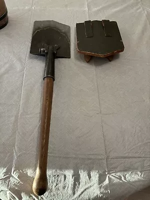 VTG 1969 Army Military Entrenching Shovel Pick 5120 Folding + Sheath • $22.99