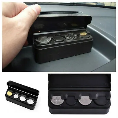 1x Car Accessories Coin-specific Case Loose Change Storage Box Holder Parts  • $12.09