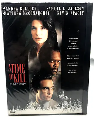 NEW - A Time To Kill (DVD 1997) McConaughey Sandra Bullock Samuel L. Jackson • $10.50