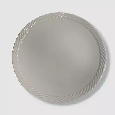 $54 L'Objet White Corde Rope Twist Dinner Plate 10.5  • $17.98