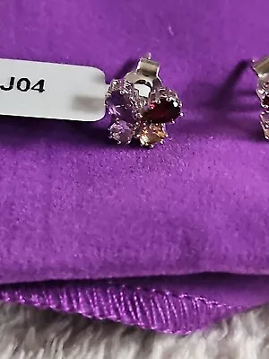 QVC   Diamonique  Earrings Silver And Cz Stud Earrings  • £15.99