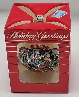 Vintage Disney Productions Mickeys Christmas Carol Ornament • $27.99