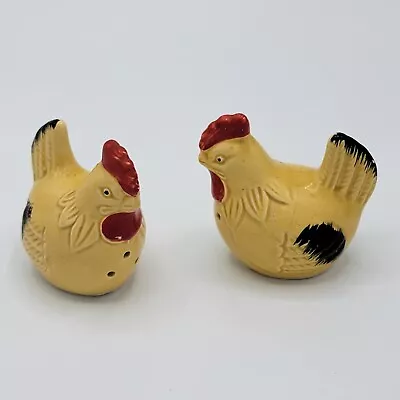 Vintage Chicken Salt And Pepper Shakers Ceramic Made In Japan • $12