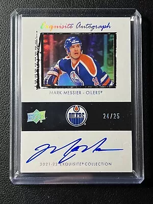 Mark Messier 2021-22 Upper Deck The Cup Exquisite Autograph Auto Oilers 24/25 • $284.99