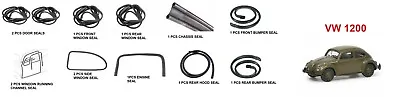 Volkswagen VW BUG Beetle VW1200 Door Window Bumper Engine Rubber Seals 13 Pieces • $379.90