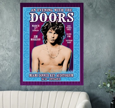 $22.99 • Buy The Doors - Jim M Orrison - Concept Concert Poster Art Print 13 X19   A3