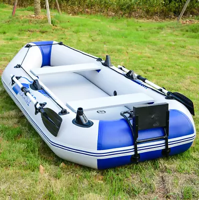 175cm PVC Inflatable Kayak Fishing Boat With Slats Bottom For 2 Persons Canoei • $229.99