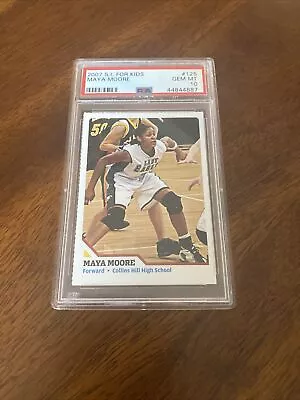 2007 S.i. For Kids Maya Moore Rc Rookie Psa 10 Pop 2 Rare Sports Illustrated • $2999.99