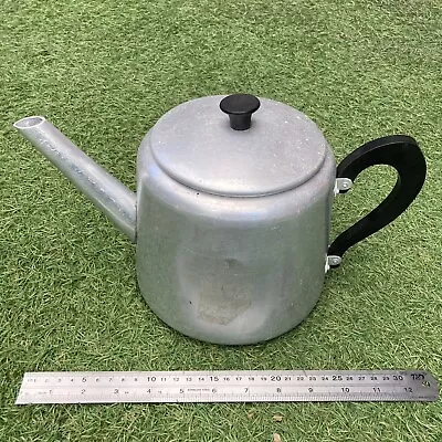 Large Vintage Aluminium Kettle Retro Teapot Tea Pot Canteen Camping Alu Metal • £14