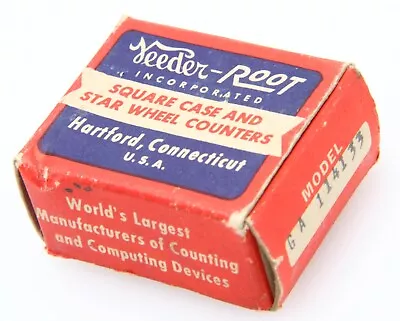 Veeder ROOT Square Case 3 Digit Counter Qty 2 In Box GA114133 USA Vintage 395222 • $26.95