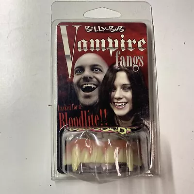 Vampire Teeth Billy Bob Mouth Tooth Smile Funny Prank Costume Grin Fake Monster • $7.70