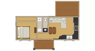 392sqft - 12'3 X32'a 1bedrm1bath-Tiny House Design - Ala Cart • $11.79