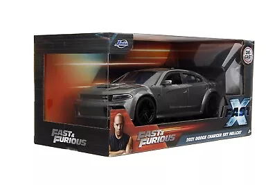 Jada 1:24 Fast & Furious 2021 Dodge Charger SRT HELLCAT 34472 Diecast Model Car  • $21.99