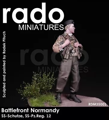 RADO MINIATURES RDM35001 WWII Battlefront Normandy SS-Pz.Regiment 12 Summer 1944 • $24.50