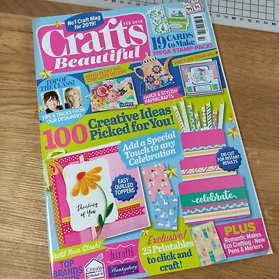 Crafts Beautiful Issue 329 Magazine Craft Book Papercraft Card Making • £3.89