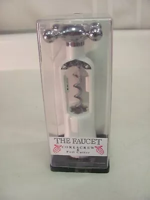 New Unique Metrokane The Faucet Corkscrew Foil Cutter Wine Bottle Opener • $9.99