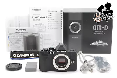 Low Shutter 9564** Olympus Om-d E-m10 Mark Iii Black Body & Original Box Set • $836.89