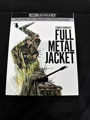 Full Metal Jacket (Ultra HD 1987) With Slipcover No Digital Code • $22
