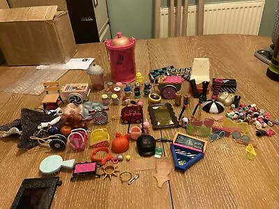 Huge Lol Doll Surprise & Omg Accessories 90+ Inc Bottles Icecream Carts & Chairs • £6.50