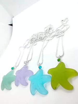 Handcrafted Sea Glass Necklace Antique Gift For Her Beach Jewelry • $13.99