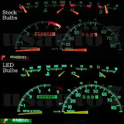 Dash Cluster Gauge Green LED LIGHT KIT Fits 90-94 Chevy GMC Suburban Non Digital • $9.99