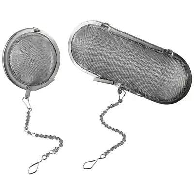 2Pcs Silver Ultrasonic Cleaner Baskets Ultrasonic Cleaning Solution  Small Parts • $15.29