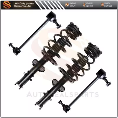 4pc Front Complete Strut Shock Sway Bar For Dodge Grand Caravan Town And Country • $169.70