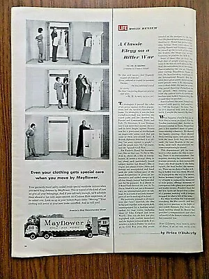 1965 Mayflower Moving Transit Company Ad  Clothing Gets Special Care • $2