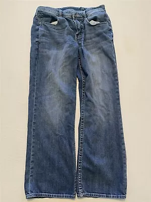 Reclaim Buckle BKE 32 X 30 Low Rise Bootleg Dark Wash Denim Jeans • $31.99