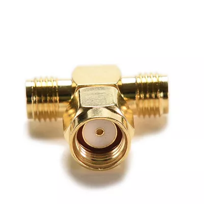 £2.99 • Buy RP SMA Male To Twin RP SMA Female T Connector Adapter Splitter Connector