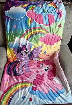 MY LITTLE PONY SLEEPING BAG Hasbro Rainbow Dash Pinkie Pie Twilight Sparkle • $25