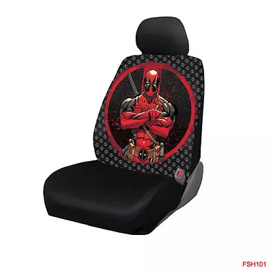 New Marvel Comics Deadpool Repeater Car Truck Front Seat Cover By Plasticolor • $31.45