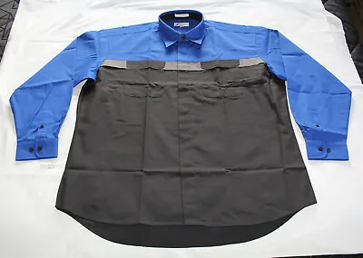 Mens Black Blue Grey Car Service Mechanic Long Sleeve Work Shirt Size 3XL New • $29.95