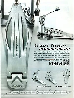 2011 Print Ad Of Tama Speed Cobra Bass Drum Pedal • £9.64